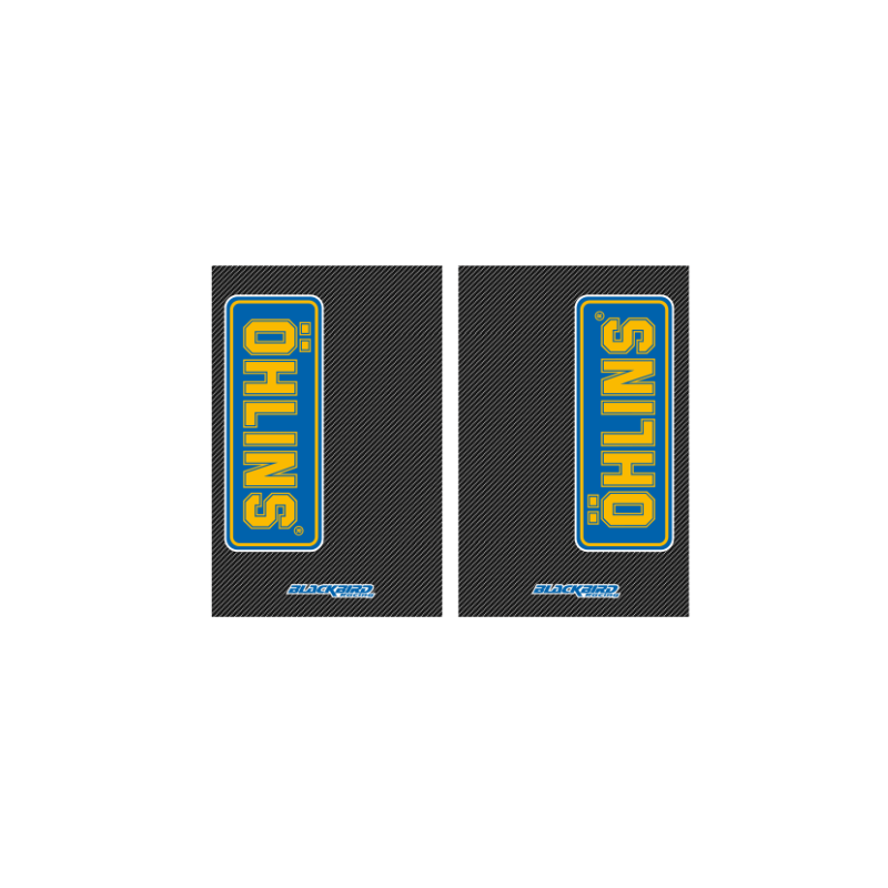 KIT ADESIVI FODERI FORCELLA OHLINS SU FONDO CARBONIO