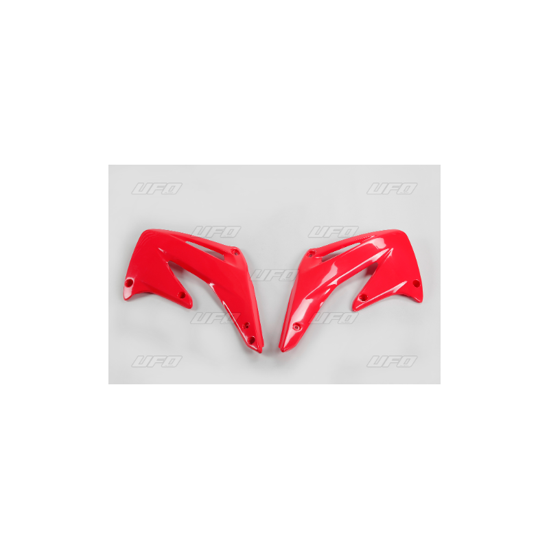 CONVOGLIATORI RADIATORE UFO PLAST HONDA CRF 450 R (2002-04) ROSSI*