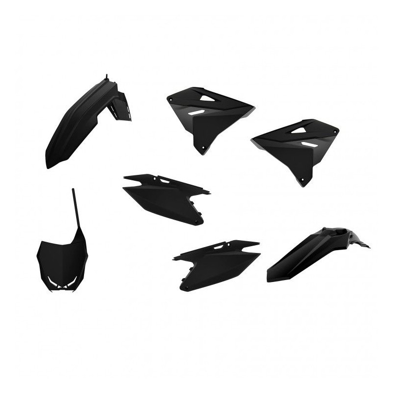 Kit plastiche Restyling Polisport SUZUKI RM 125/250 2001 - 12 - NERO